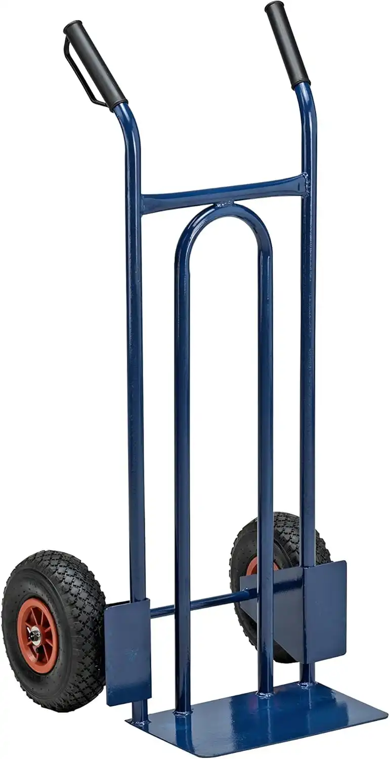Carrello Porta Pacchi Trasporto Universale Ruote Pneumatiche Portata Max 200 kg