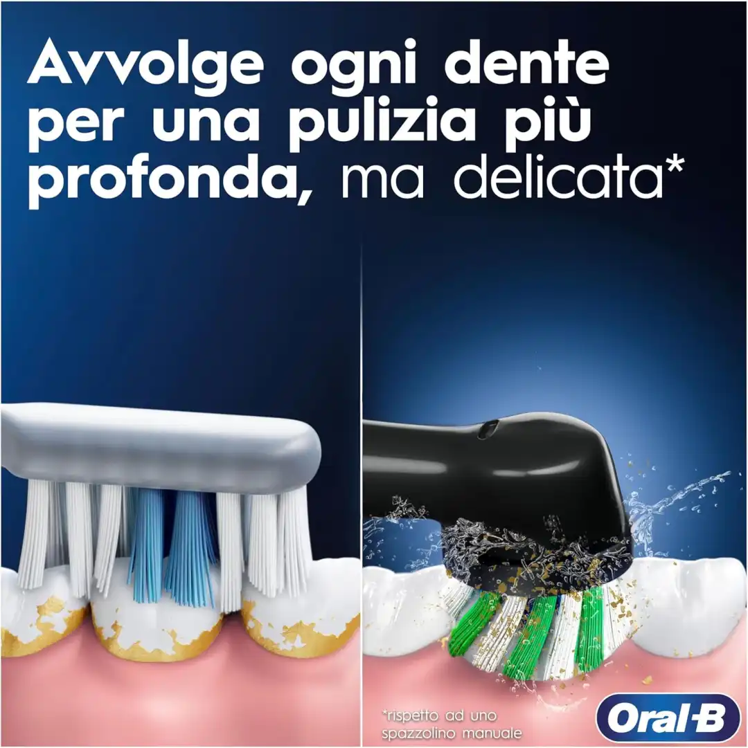 Oral-B Spazzolino Elettrico Ricaricabile Vitality Pro 3 Modalità Bianco e Blu