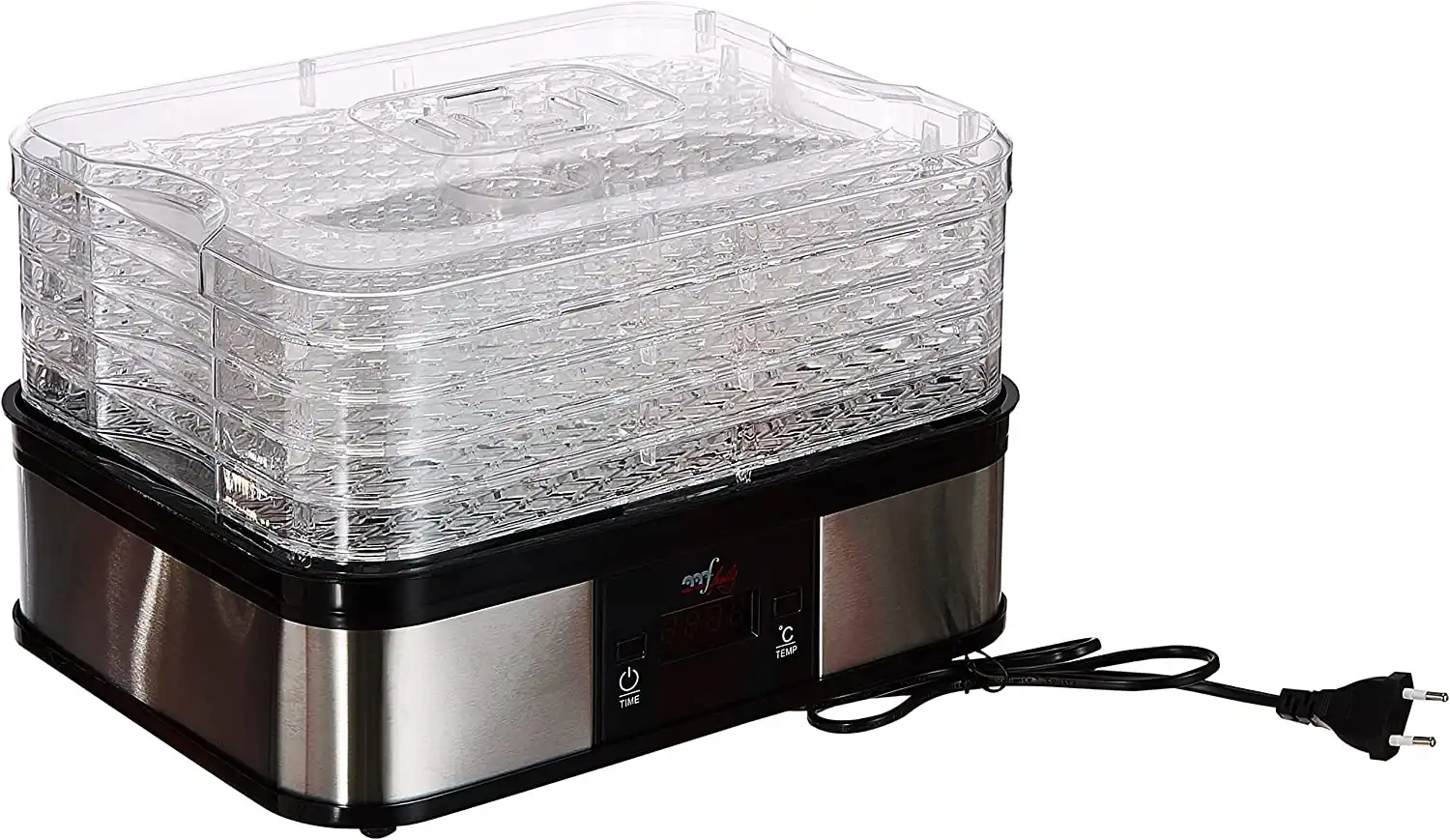 Essiccatore Alimenti Digitale 5 Ripiani Babele Plus per Frutta e Verdure 250W