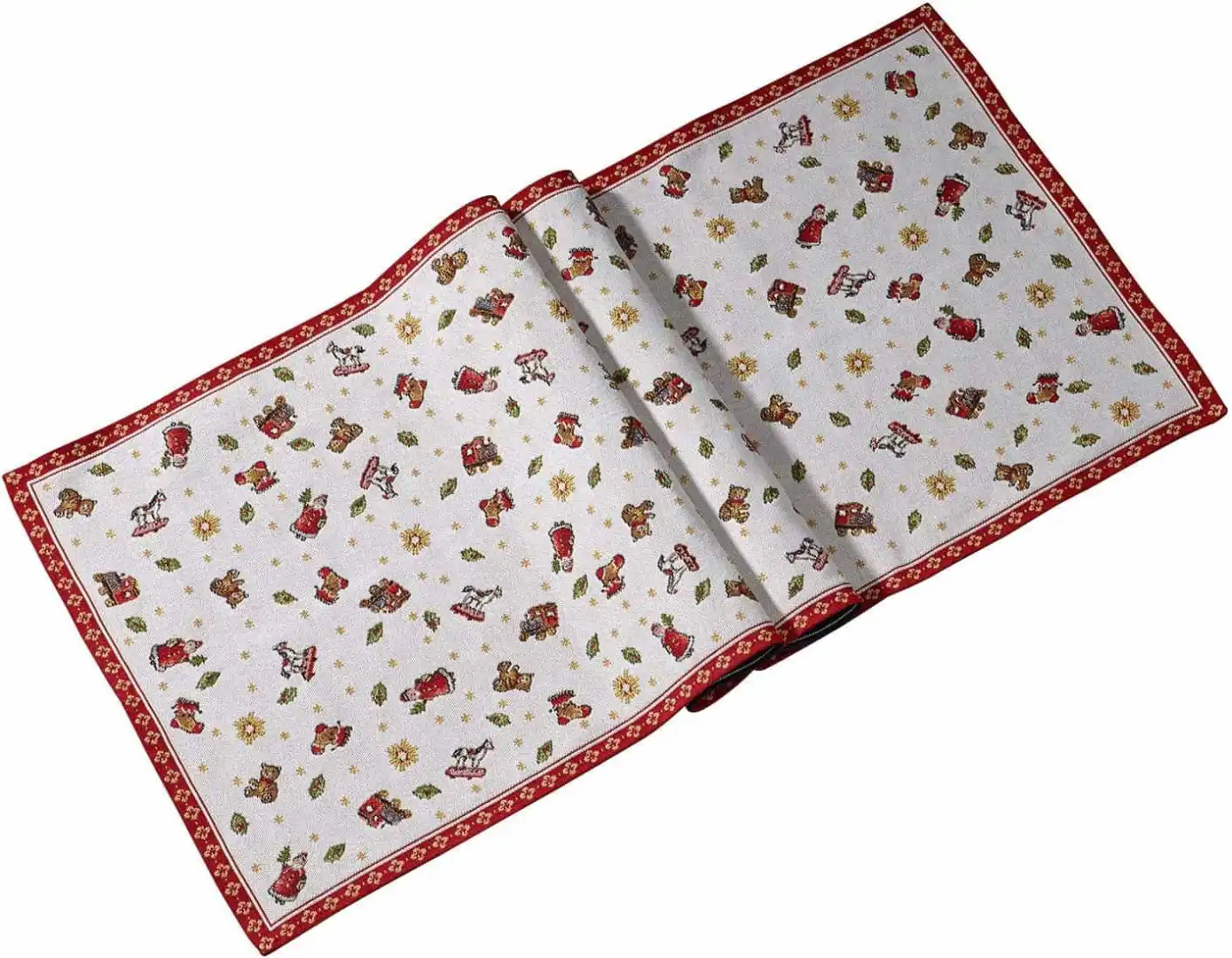 Villeroy & Boch Toy's Delight Runner Gobelin Xl Runner Motivi Natalizi in Cotone