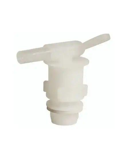 Rubinetto per Tanica e Fusti Resistente e Adattabile Bianco 4xh7cm Made in Italy