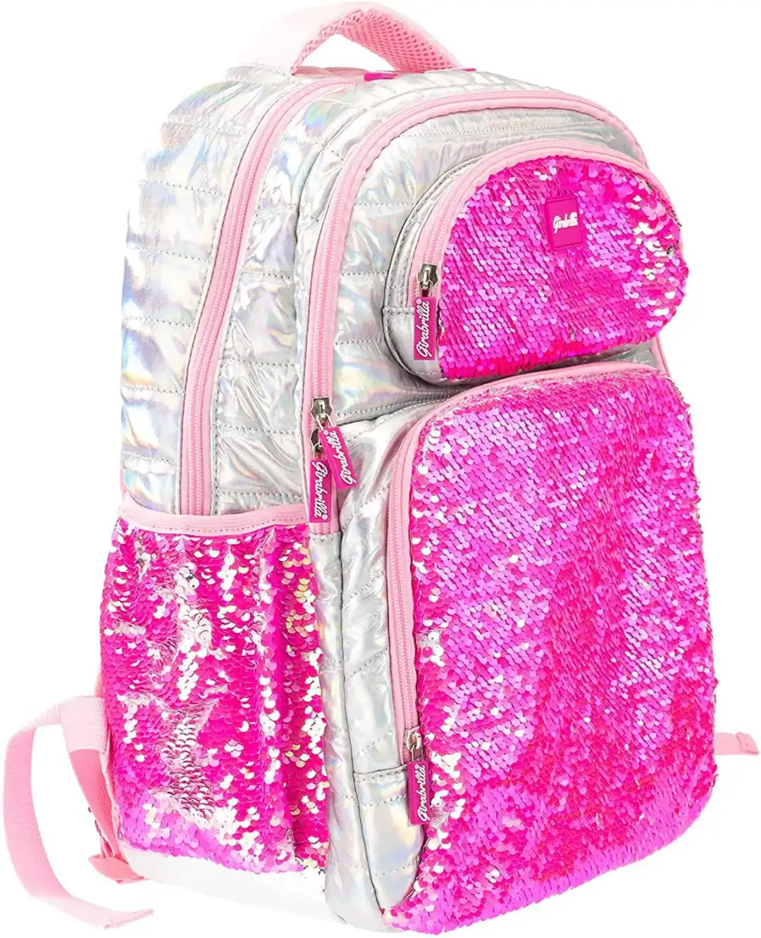 Zaino Zainetto Girabrilla per Bambini Con Paillettes Reversibili 31x21xh41cm