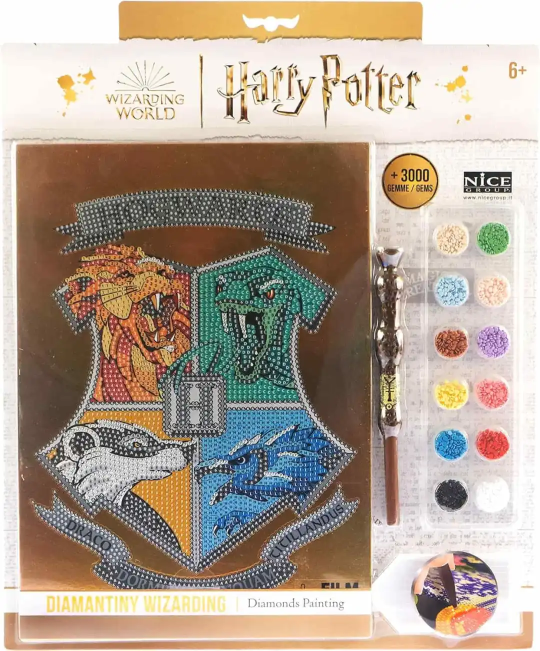 DIAMANTINY Harry Potter Wizarding Stand Together Kit crea il Mosaico 1 Quadro A4