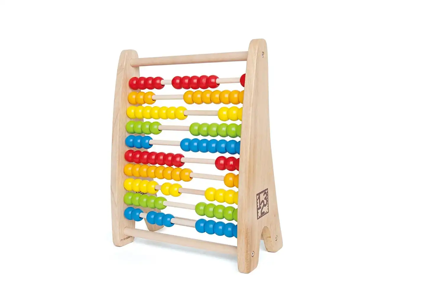 Abaco in Legno con Palline Colorate Pallottoliere Calcolo Matematica Bambini