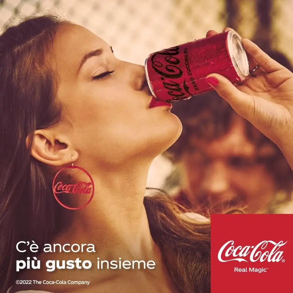 Coca-Cola Original Taste 24 Lattine da 150 ml Mini Lattina 100% riciclabile
