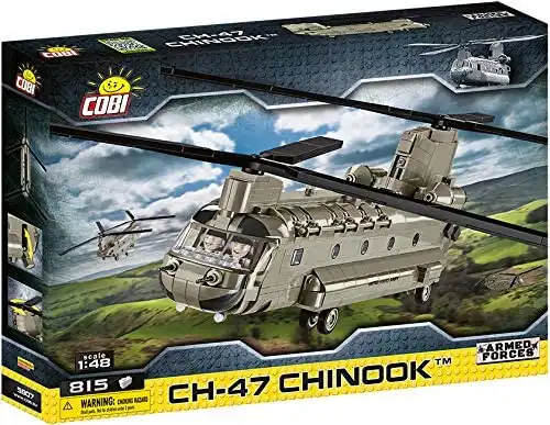 Cobi Costruzioni Militari Elicottero Boeing CH-47 Chinook 815 pezzi Scala 1:48
