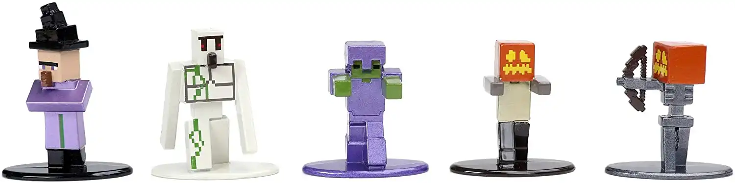 Minecraft Giftpack 20 Personaggi in Metallo da Collezionare in Die-Cast 4 cm