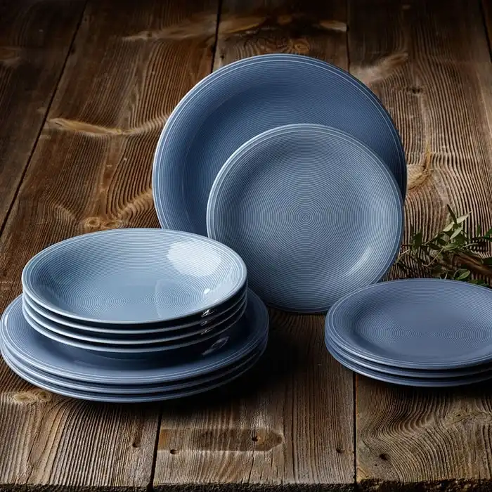 Villeroy&Boch Servizio di Piatti in Porcellana Per 4 Persone 12 Pz Loop Horizon