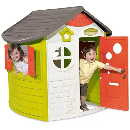 Casetta Giochi Casa per Bambini Gioco da Giardino ed Esterno Interno Balcone