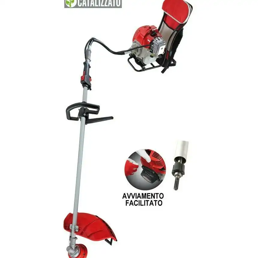 Decespugliatore a Scoppio a Zaino 52cc FGZ Spalleggiato Catalizzato
