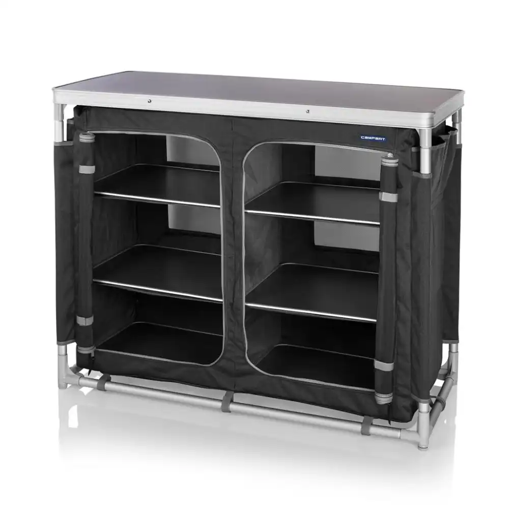Cucina da campeggio Madrid Multifunzionale Telaio in Alluminio 102 x 47 x 82 cm