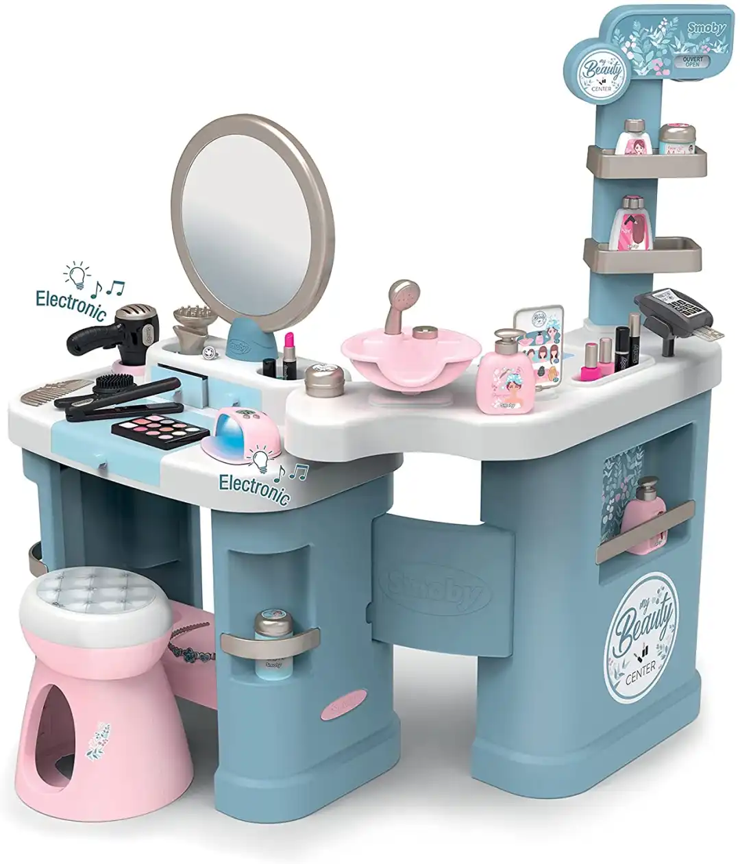 My Beauty Institute con 32 Accessori Salone di Bellezza per Bambine Anni 3+