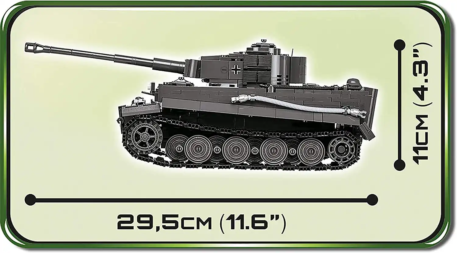 Costruzioni Cobi Carroarmato Militare PzKpfw VI Tiger Ausf. E 800 pz Eta' 7+