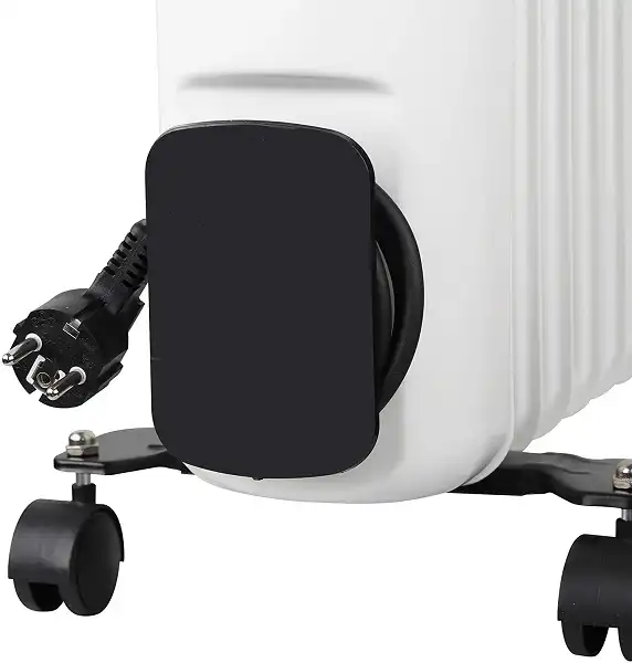Tristar Radiatore Elettrico ad Olio con 11 Elementi 2000W con Ruote Piroettanti