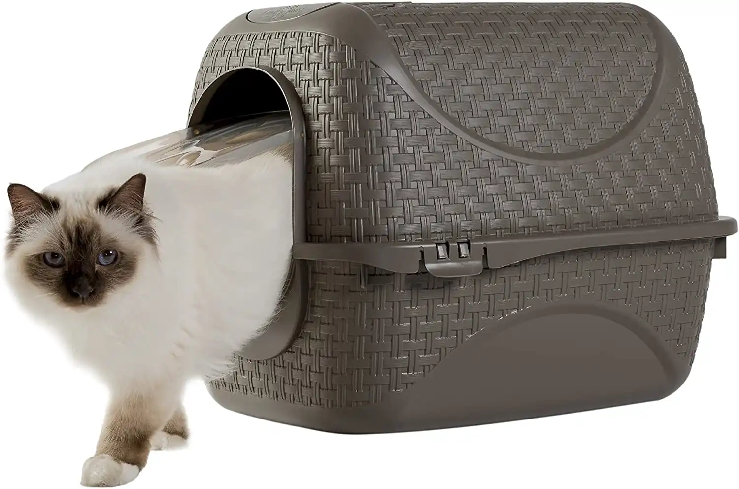 Lettiera Per Gatti Prive' Tortora Box Antiodore Portatile Con Paletta Bama Pet