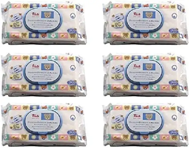 Trudi Baby Care Salviette 6 Confezioni da 72 Salviettine Detergenti Baby Pop-Up