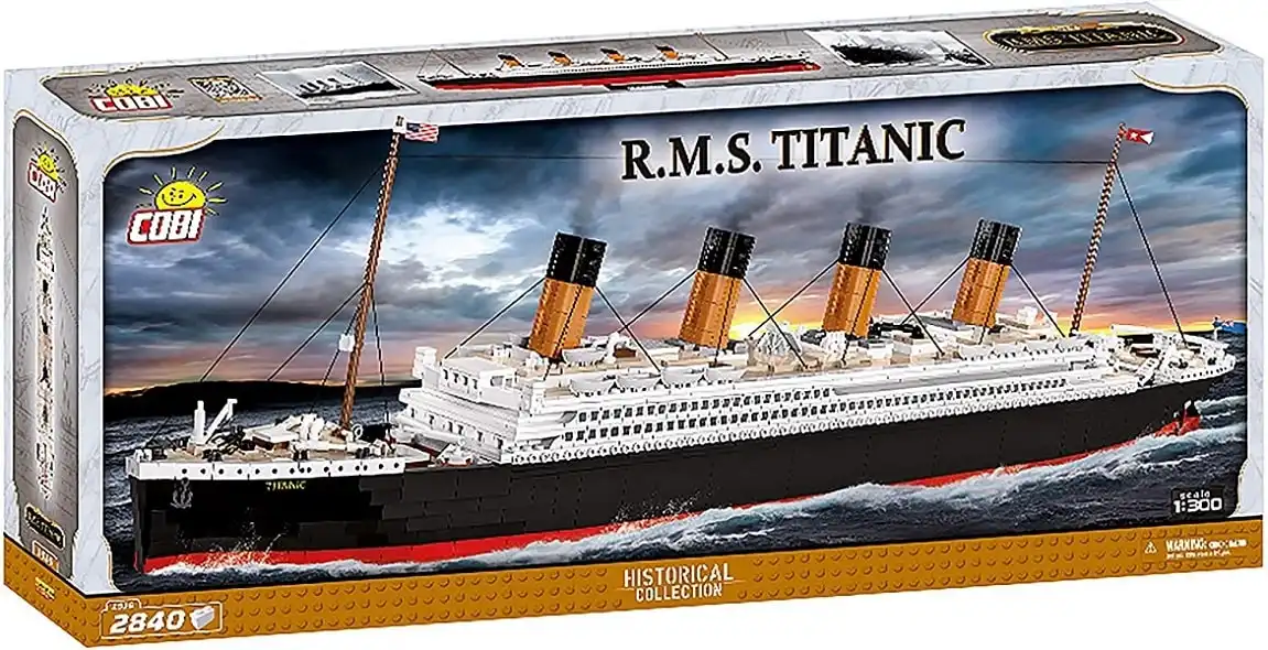 Gioco Costruzioni 2840 Pezzi Cobi Transatlantico Britannico R.M.S Titanic Nave