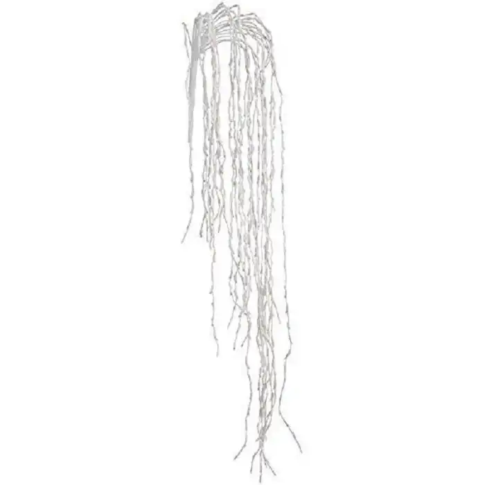 Ramo Di Salice Pendente Bianco Caldo Luce fissa 432 Led Luce fissa H 180 Cm