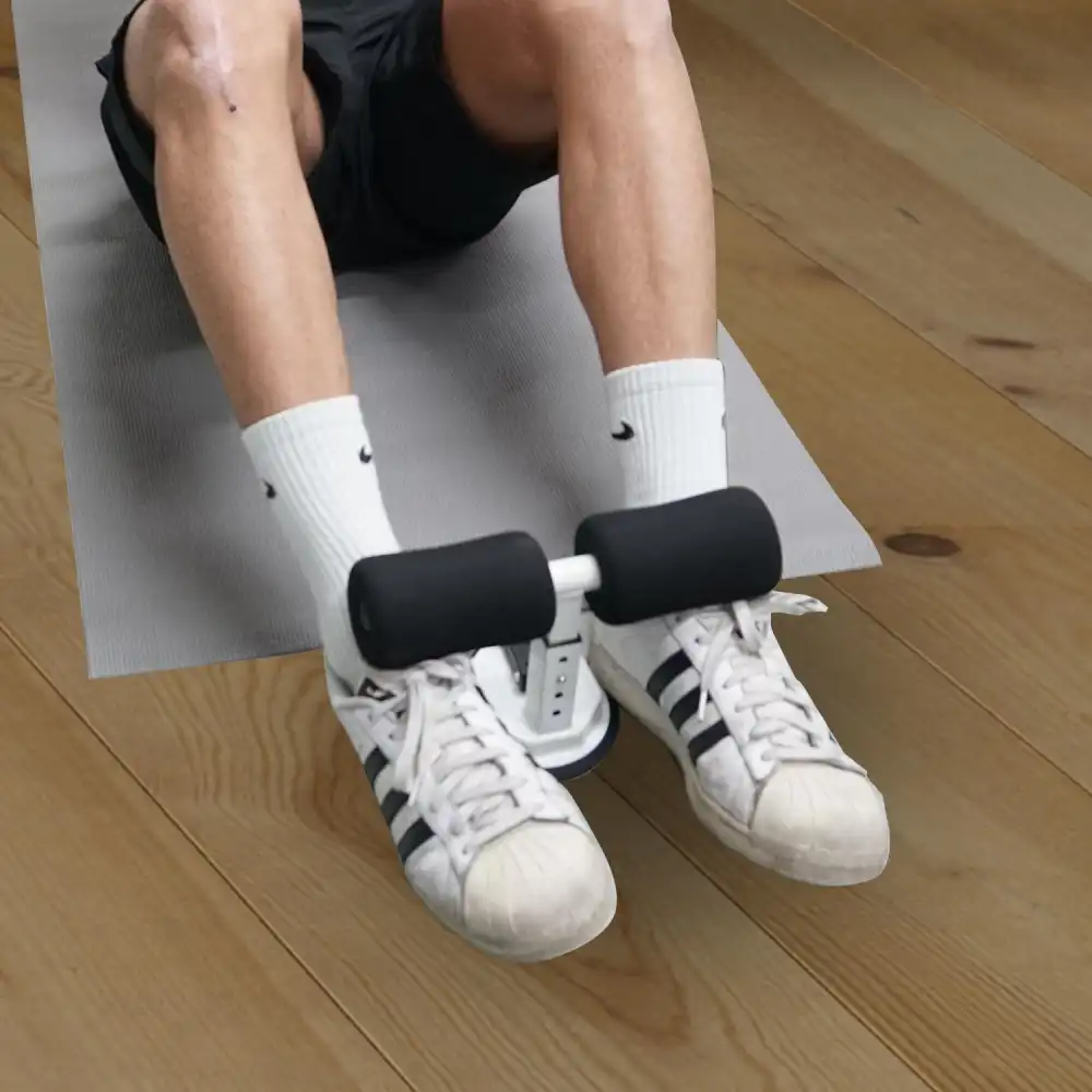 Attrezzo per Addominali Sport Fitness Palestra con Ventosa Curl Push up Caviglie