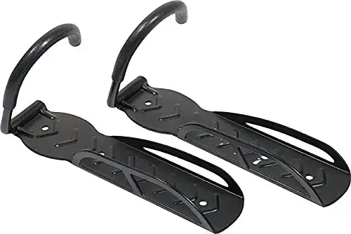 Supporto A Muro 2 Ganci Portabici Staffa Appendi Bici Bicicletta Garage Gancio