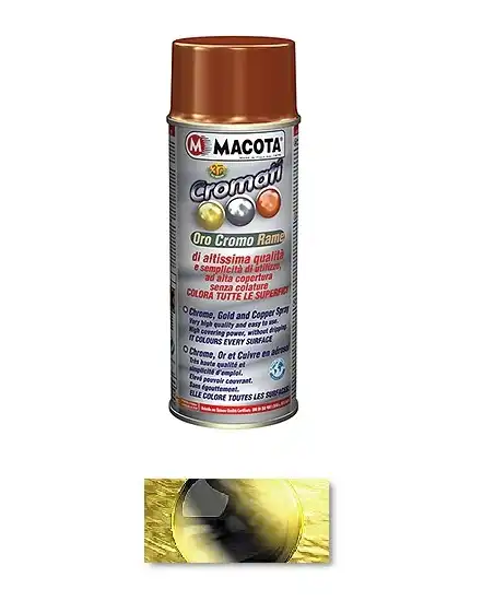 MACOTA Vernice Spray 400ml Effetto Doratura Smalto Acrilico NON COLA