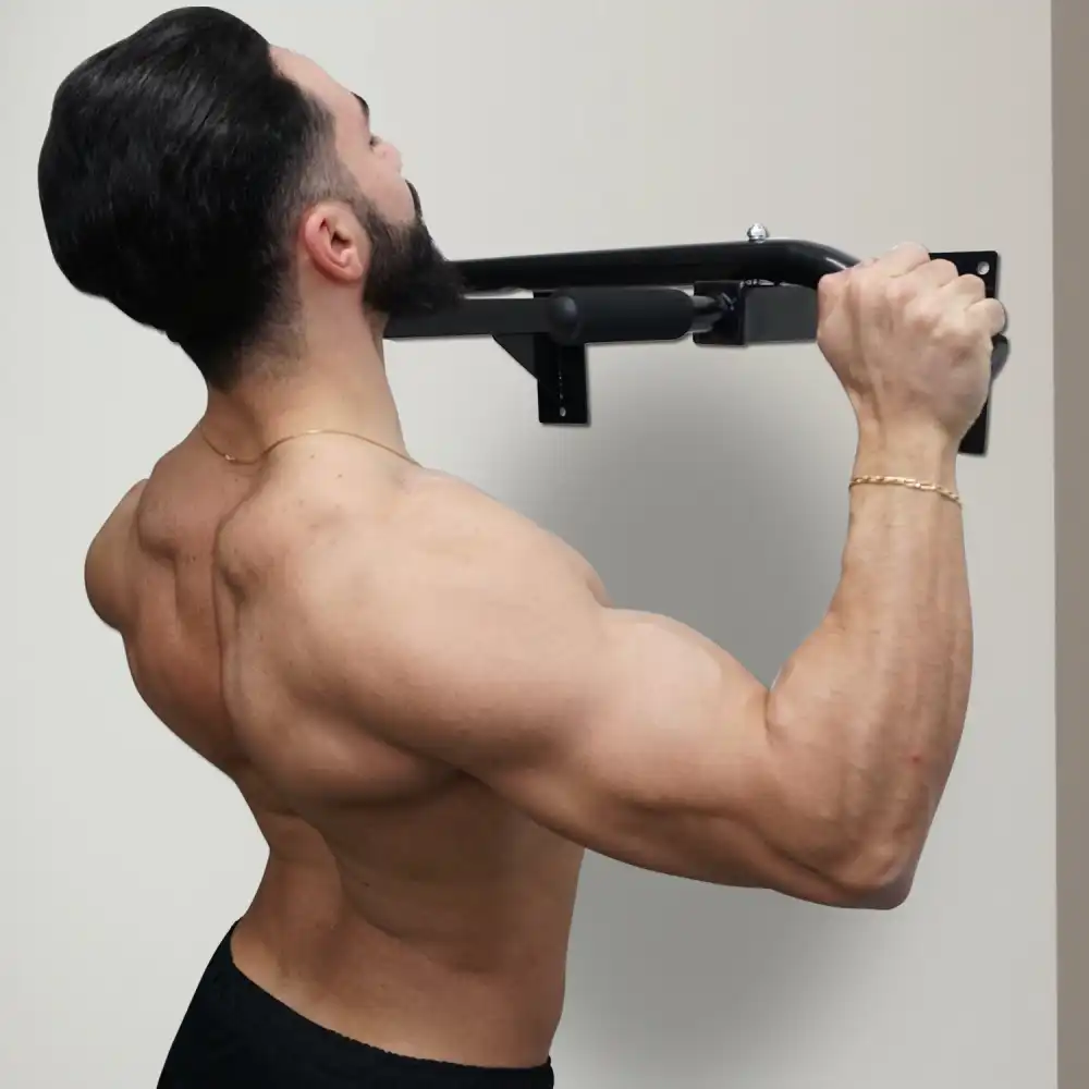 Barra Sbarra in Acciaio per Trazioni Flessioni Allenamento Palestra Fitness Muro