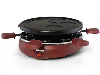 Tristar RA-2991 Raclette 6 Tegamini Tegami Piastra Grill 800W Antiaderente