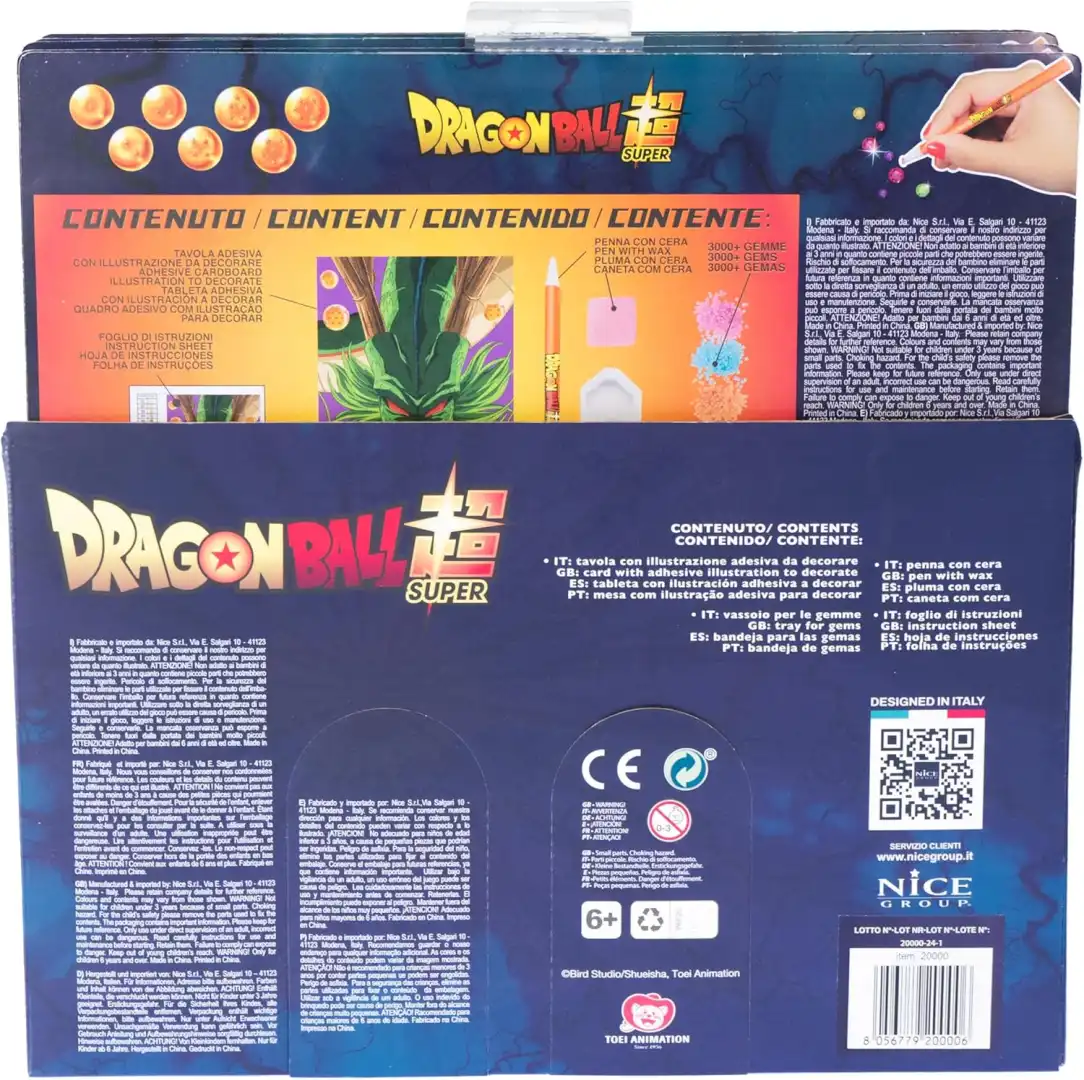 DIAMANTINY Dragon Ball Dipingi con i Numeri Crystal Art Per Mosaici Fai da Te 8+