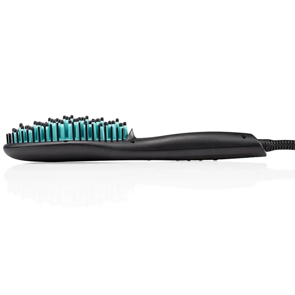 Spazzola Lisciante Piastra 2in1 Per Capelli Con Display Lcd Potenza 50W Tristar
