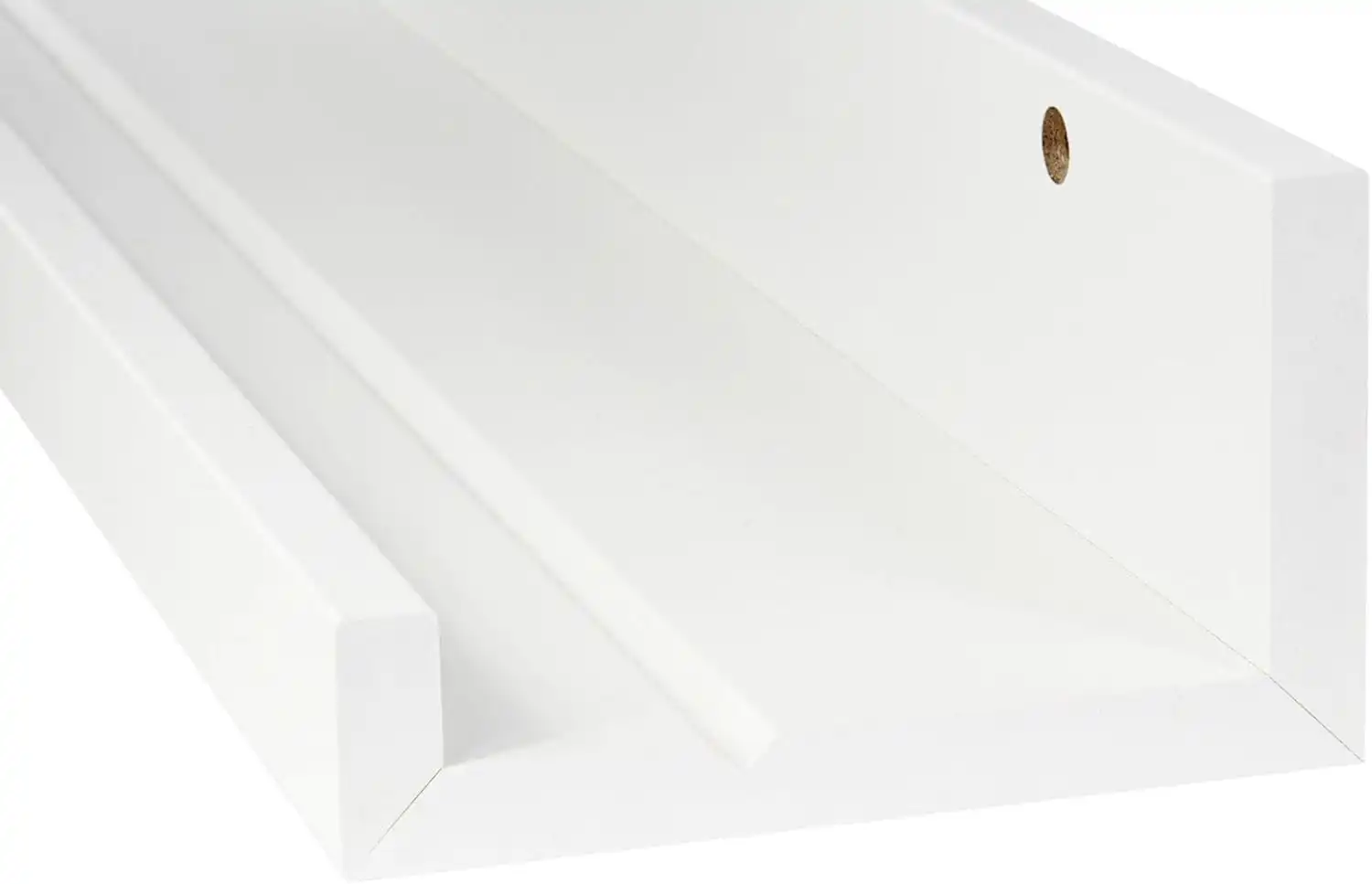 Ikea Mensola per Quadri Mosslanda Fibra di Legno/Lamina Bianco 55 x 12 x 8 cm