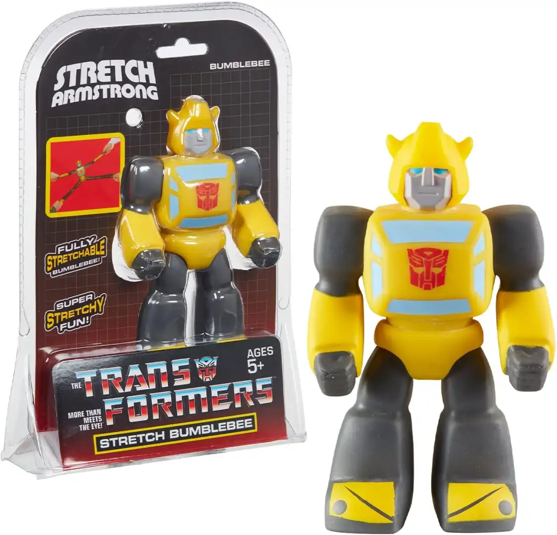 Stretch Armstrong Gioco Bambini Allungabile Transformers BumbleBee 15 cm