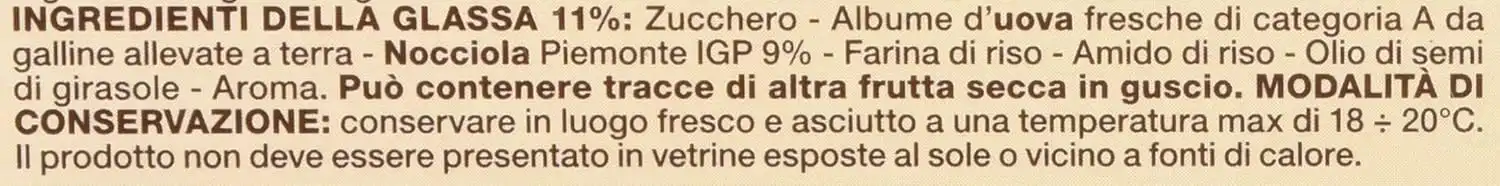 Galup Panettone Pere e Cioccolato 750 Gr Con Glassa Alla Nocciola