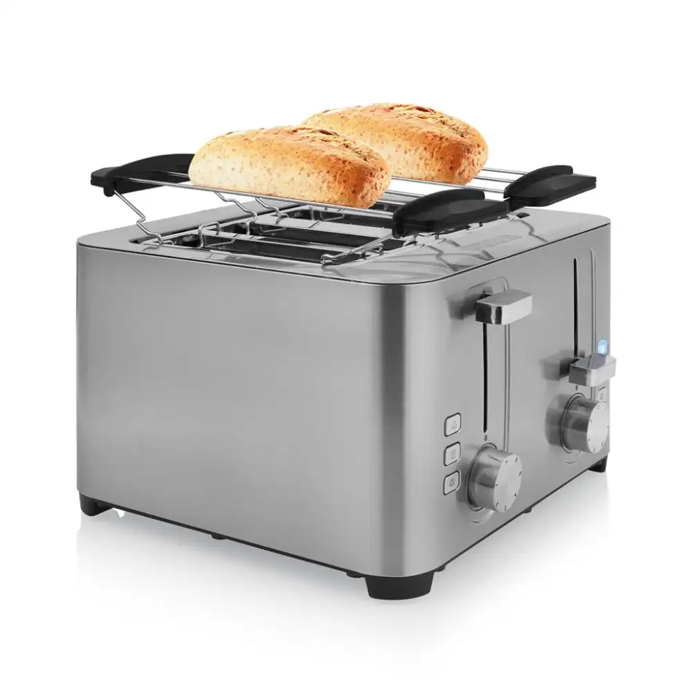 Princess Tostapane in Acciaio Inox a 4 Fette con 7 Posizioni Regolabili 1500W