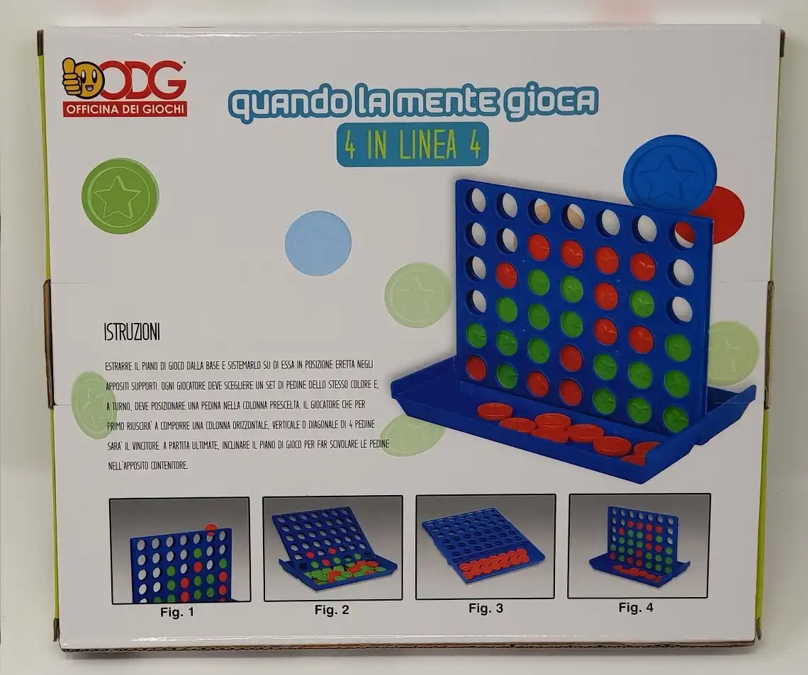 Gioco Di Societa' 4 In Linea 4 Tipo Forza Quattro Gioco Di Famiglia