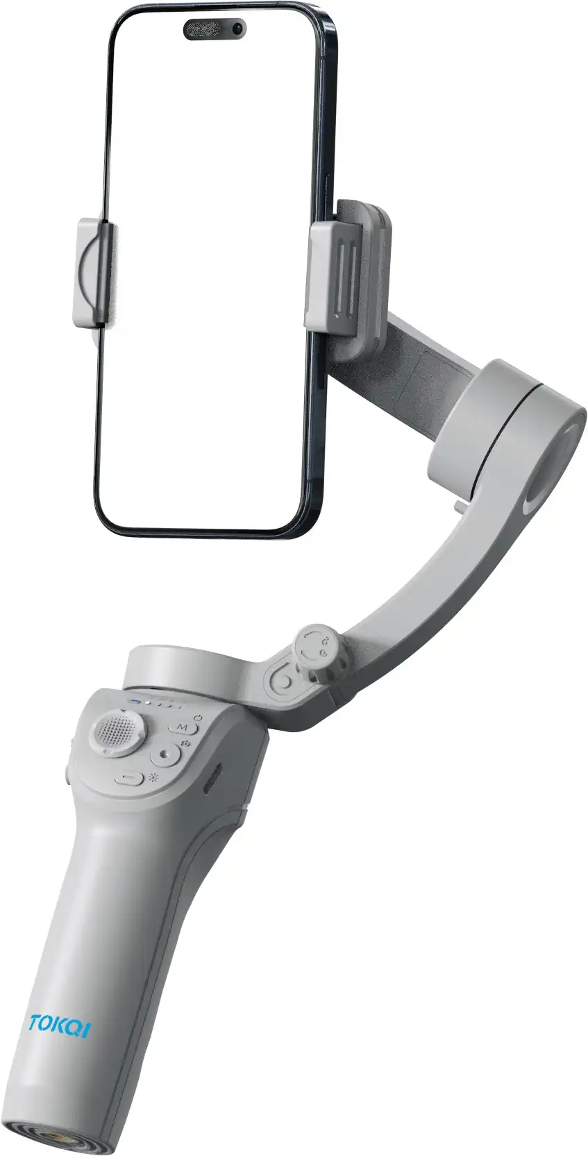 Gimbal Stabilizzatore per Smartphone Luce LED Regolabile Cavalletto Treppiedi