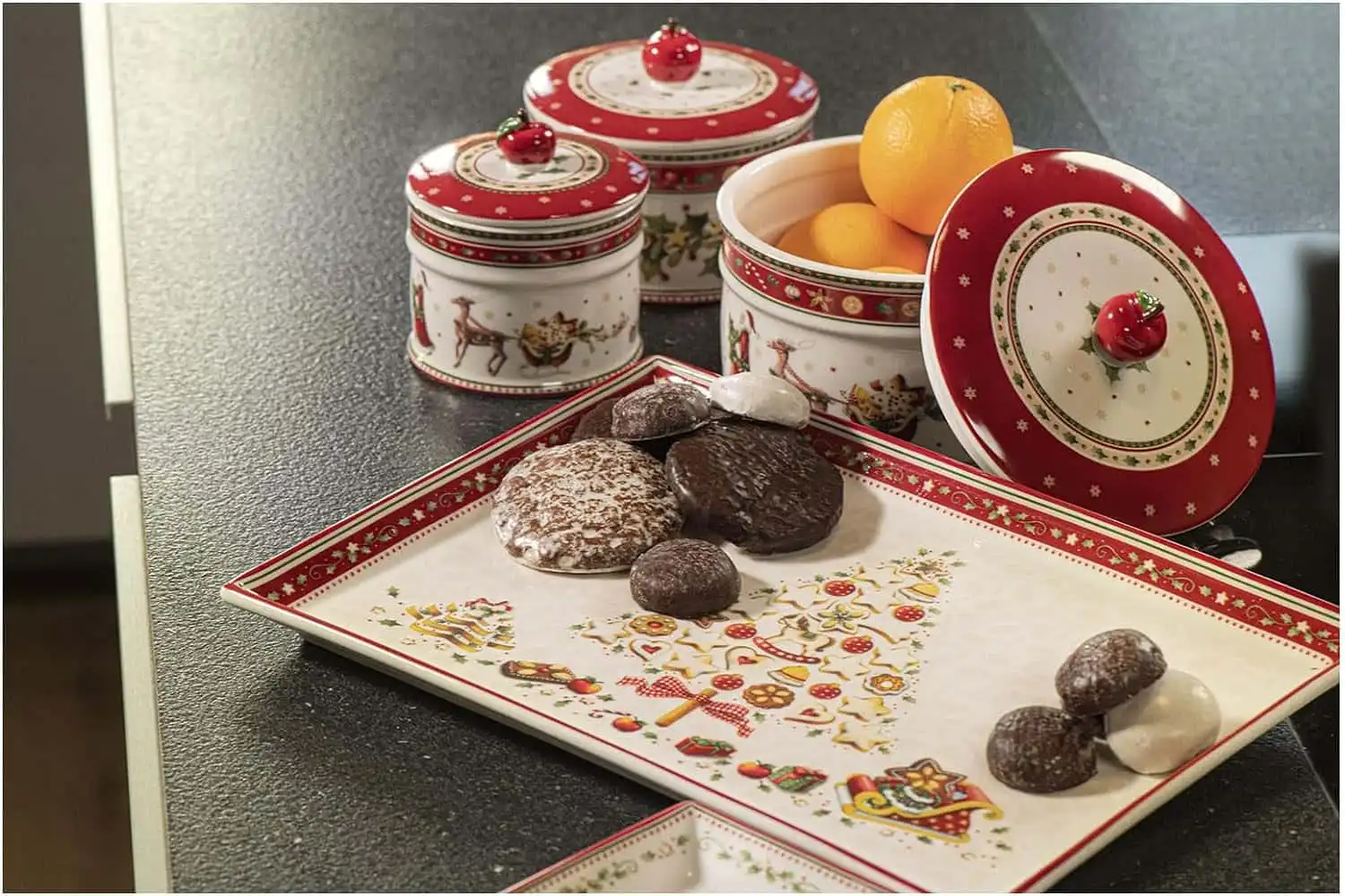 Villeroy & Boch Winter Bakery Delight Scatola Contenitore Biscotti 19cm Natale