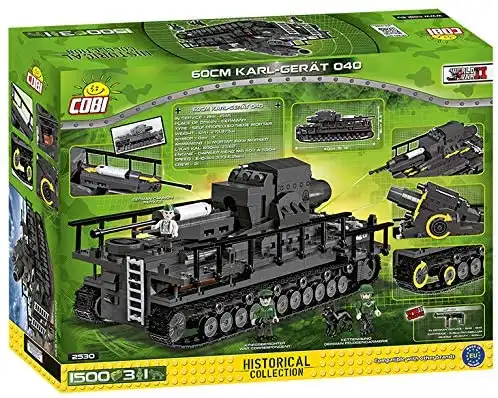 Cobi Set Costruzioni 1500pz Militare Mortaio Cannone 60 cm Karl Gerat 040 Adam