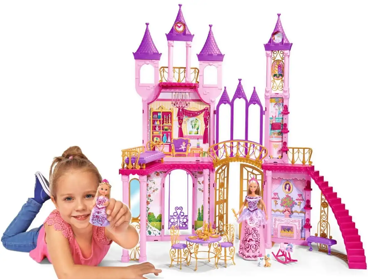 Castello Principesse con Steffi ed Evi Love Dream Castle 90 L x 38 P x 102 H