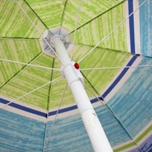 Ombrellone da Spiaggia per Mare Piscina Protezione dal Sole Tnt 200cm Tubo 32mm