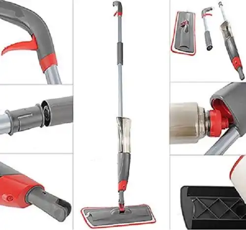 Scopa Spray Mop set lava pavimenti con panno lavabile in microfibra e vaschetta
