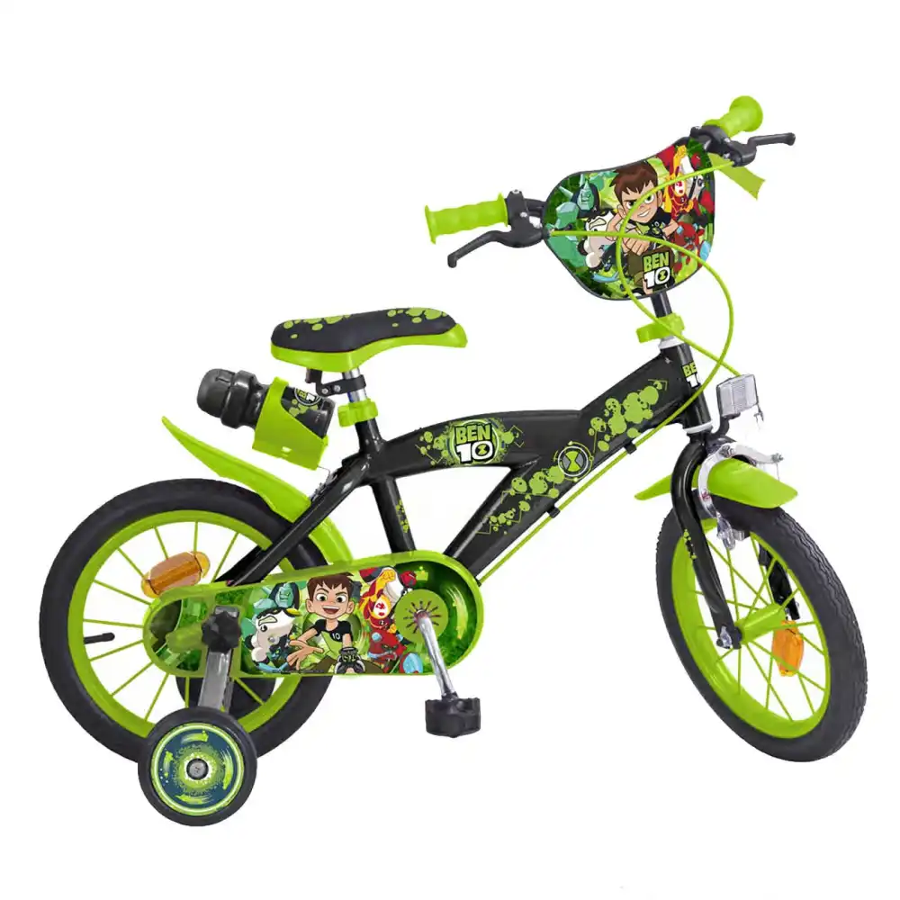 Bicicletta Per Bambini 16'' Pollici Licenziata Ben 10 Con Borraccia Toimsa 4623