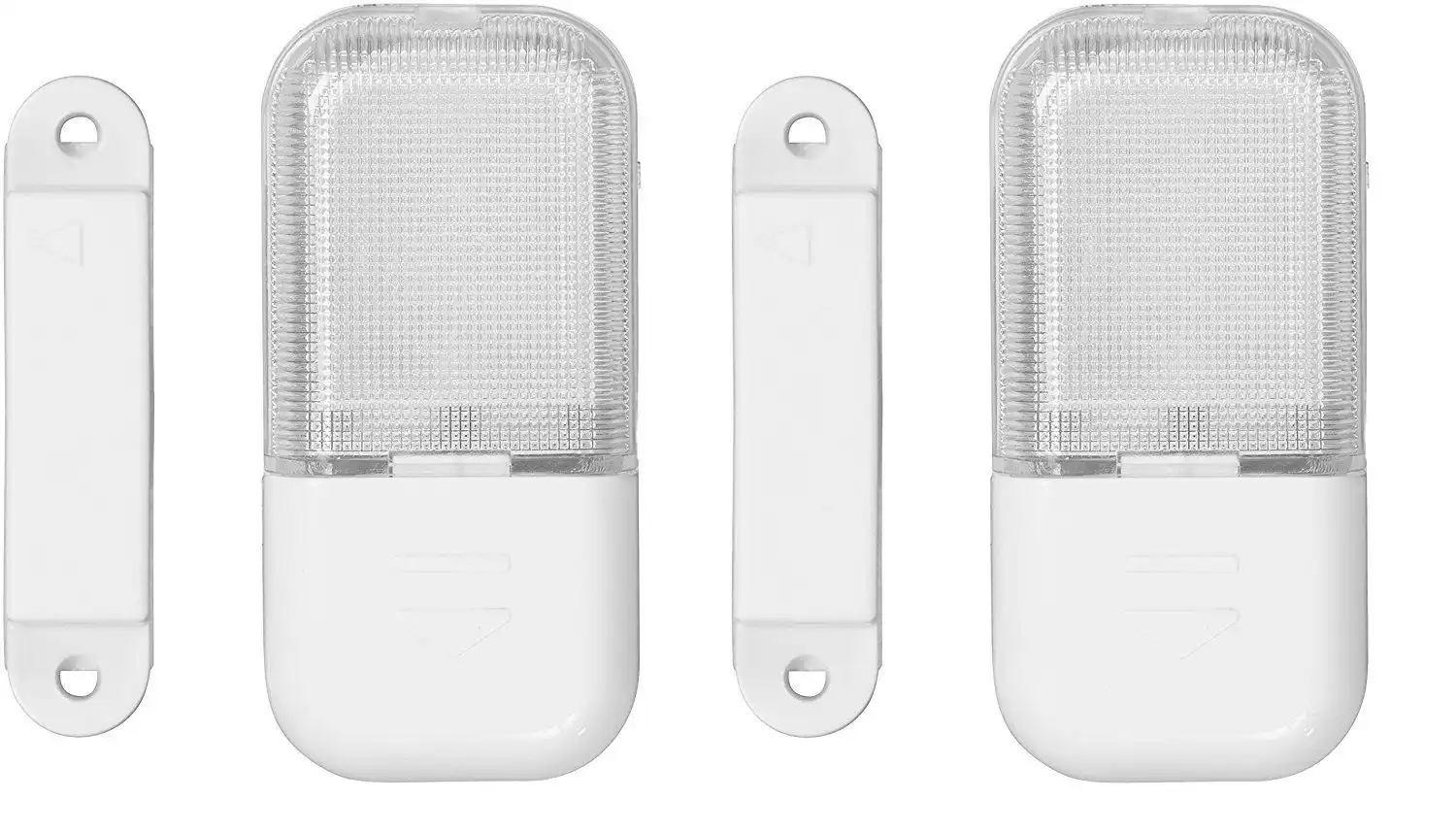 2x Luce Luci Led Da Armadio Con Interruttore Magnetico Luce Bianco Caldo