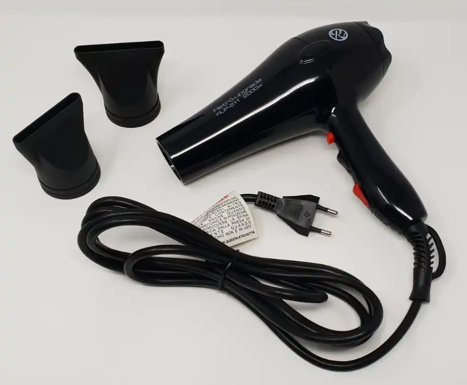 Asciugacapelli Phon Professionale Retro' Upgrade Rup-511 2000W Nero