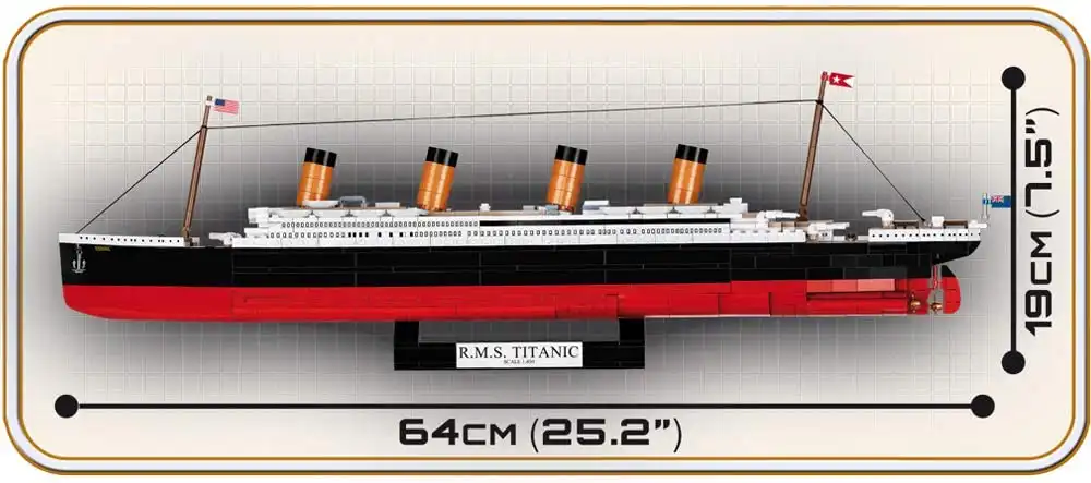 Costruzioni 960 Pz Cobi Transatlantico Britannico Titanic Nave Executive Edition
