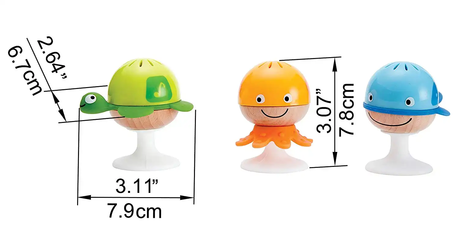 Hape Set Sonaglini Sempre In Piedi Giochi In Legno e Plastica Per Bambini