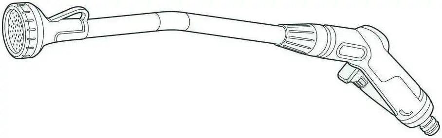 Lancia Con Prolunga Classic Lunghezza 60cm Per Inaffiare Giardino Ampio Raggio