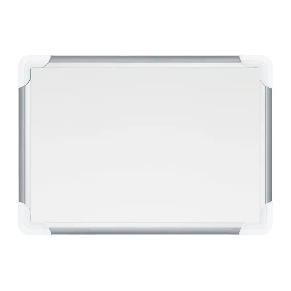 Lavagna Magnetica 60x 46 cm Bacheca Fondo Bianco Struttura Alluminio Laccato