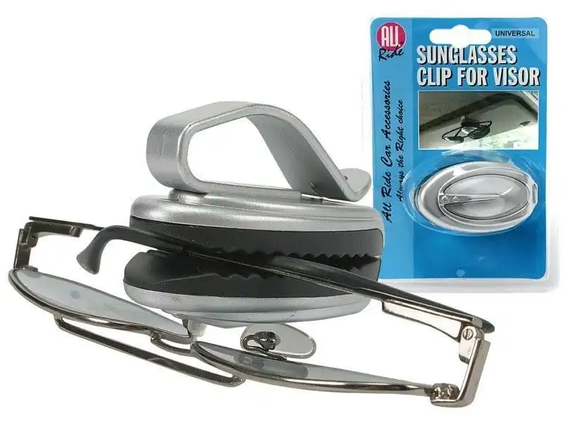 Clip Molletta Porta Occhiali Lente Lenti per Parasole Auto Macchina Camper