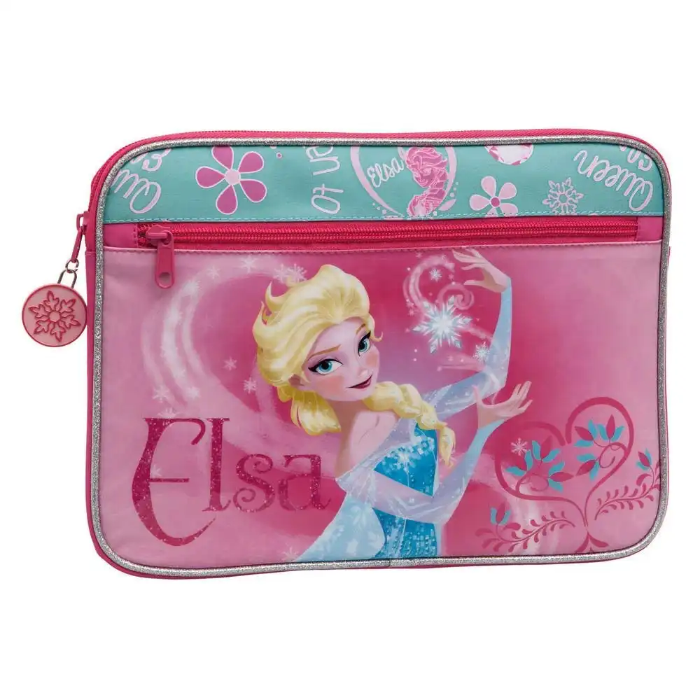 Custodia Astuccio Porta Ipad Tablet Beauty Case con Cerniera Diseny Frozen Elsa