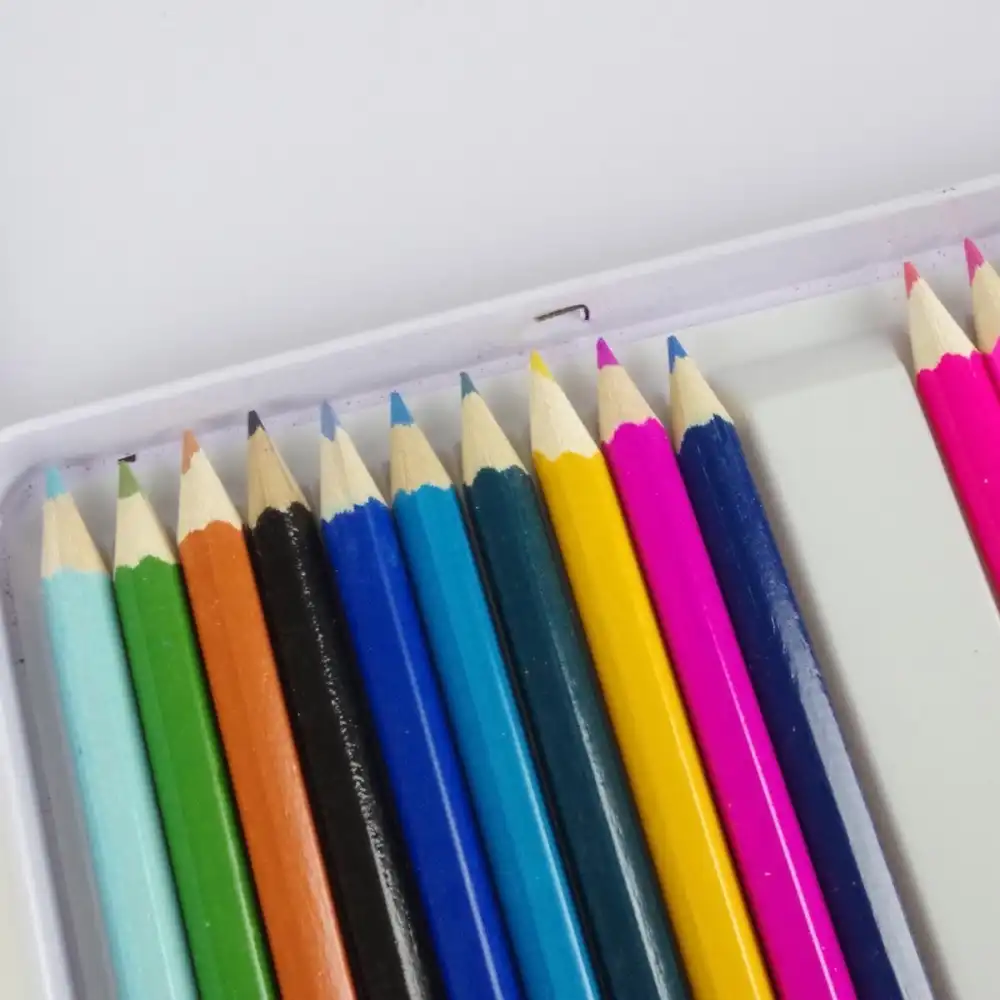 Set di 50 Pastelli Matite per Disegnare Colorare Scuola Disegno Bambini Bimbi
